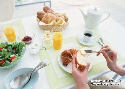 Plan d'alimentation pour réduire un haut niveau deCreatinine