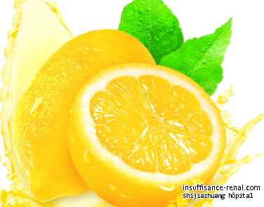Le jus de citron est bénéfique pour les patinets atteints l’insuffisance rénale