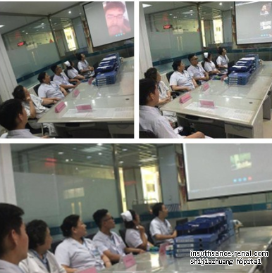 Une consulation d’experts pour les patinets atteints de la maladie rénale avec vidéo à distance dans L’hôpital de Néphropathie de Shijiazhuang