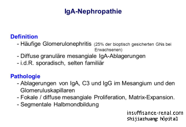 Est-il possible d'inverser les GFR avec IgA néphropathie